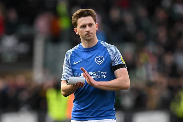 Denver Hume has played just seven minutes during John Mousinho's time as Pompey head coach. Picture: Graham Hunt/ProSportsImages