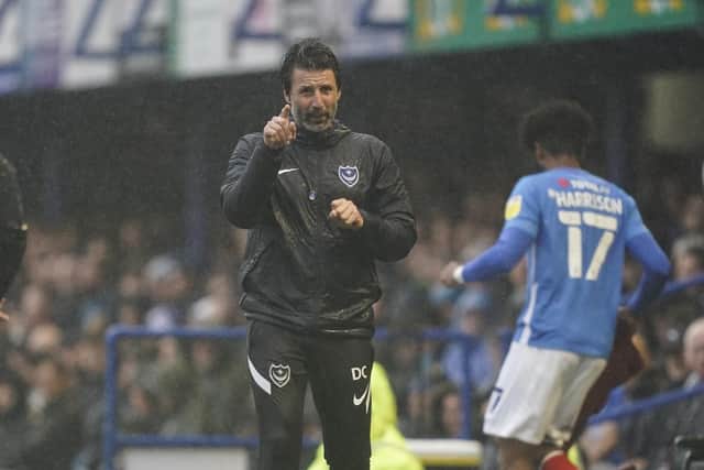 Pompey boss Danny Cowley