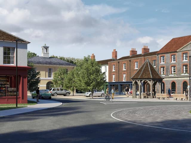A CGI mock-up of life in the Welborne development.