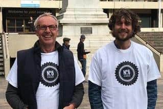 No6 Cinema volunteers Steve Chafer and Oliver Gruner
