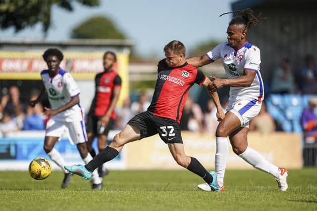 Dan Gifford has appeared twice for Pompey during pre-season so far. Picture: Jason Brown/ProSportsImages