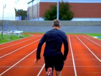 Mountbatten Leisure Centre athletics track