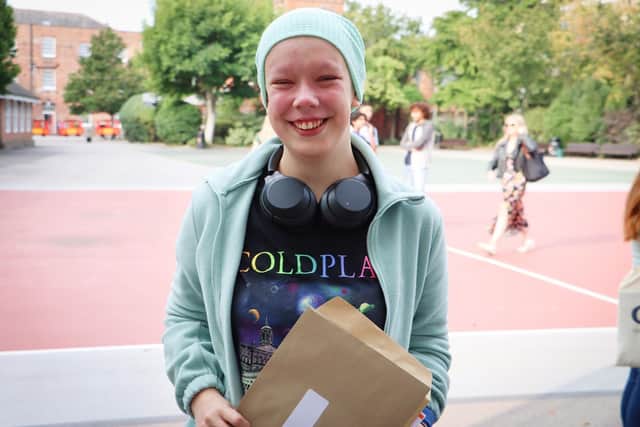 Pictured: Emma Pope has received three A grades which will take her to continue her studies at Queen’s College Belfast.