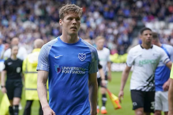 Pompey defender Sean Raggett will face stiffer competition for a place in the Blues' starting XI this season