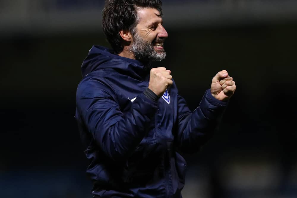 Pompey boss Danny Cowley has been nominated for the League One Manager of the Month award after a near faultless November.     Picture: Jacques Feeney/Getty Images