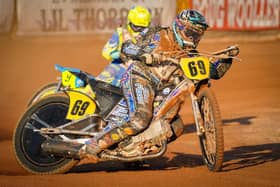 Action from last night's Masters speedway event on the Isle of Wight. Picture: Ian Groves (Sportography)