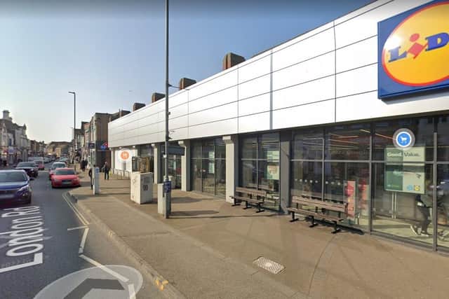 Lidl, London Road, North End. Pic Google