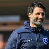 Pompey boss Danny Cowley.   Picture: Graham Hunt