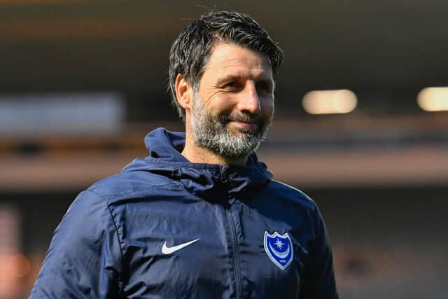 Pompey boss Danny Cowley. Picture: Graham Hunt