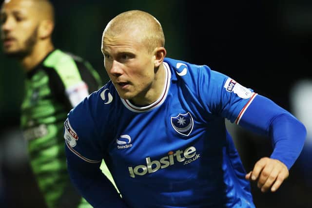 Former Pompey striker Curtis Main. Picture: Joe Pepler