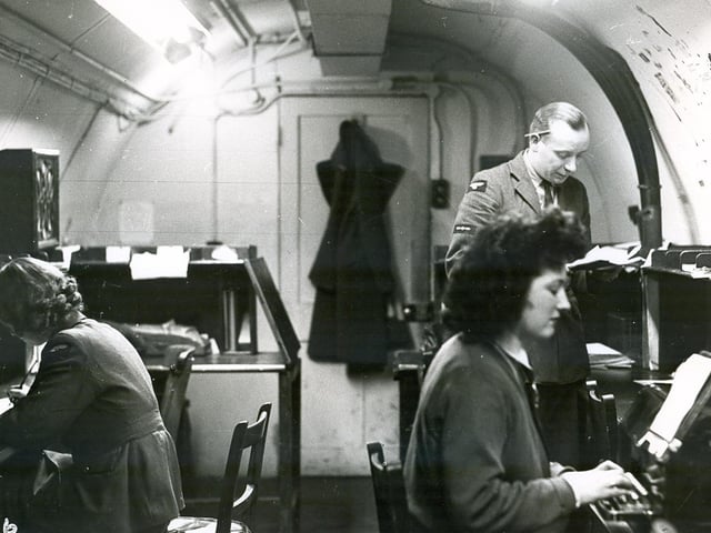 A few months after D-Day The News wartime photographer Victor Stewart was allowed into the top secret maze of tunnels beneath Fort Southwick from where D-Day operations were controlled.