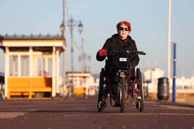 Laura Collinson on Southsea seafront
Picture: Chris Moorhouse (jpns 251121-20)