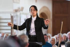 Ka Wai Cheng, conductor of the Portsmouth Philharmonic Orchestra