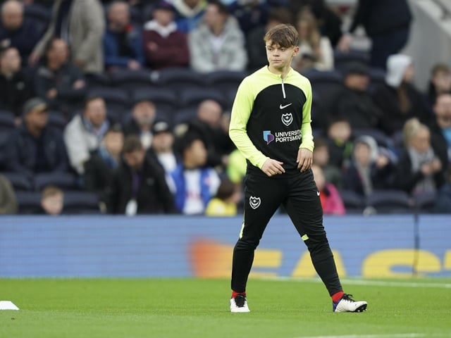 The promising 18-year-old scored twice against Andover New Street in an earlier round of the Hampshire Senior Cup and also featured in the 5-2 win against Southampton. Will likely get another chance to shine against Bournemouth tonight. Was on the bench for Pompey's FA Cup third-round defeat at Spurs back in January.