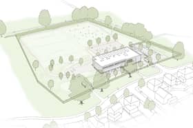 Berewood South Primary School proposed school building. Hampshire County Council planning application
