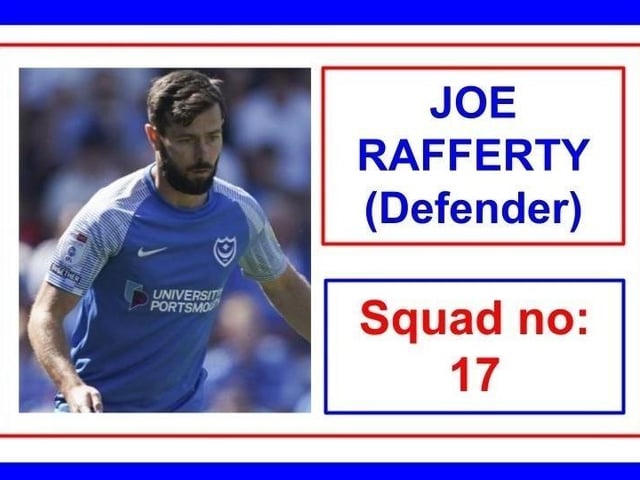 Rafferty was rested for the midweek Carabao Cup tie in South Wales, with Kieron Freeman also being favoured ahead of the former Preston man when Zak Swanson came off injured. The 28-year-old has been impressive in the league and will come straight back in for the trip to Vale Park tomorrow.