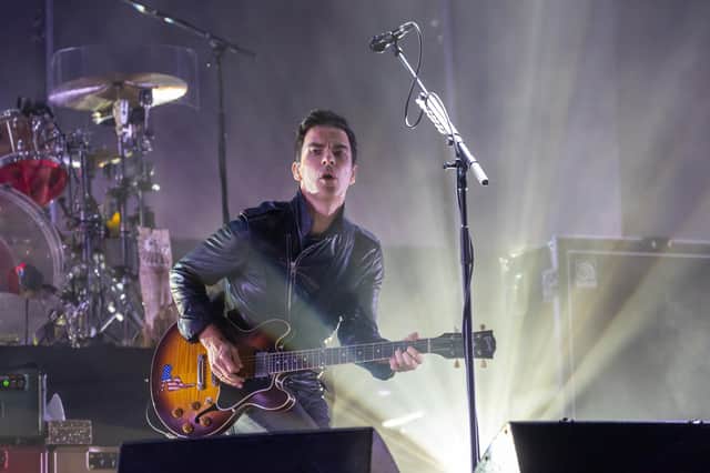Kelly Jones of The Stereophonics performing on the Common Stage on Friday night. Photos by Alex Shute