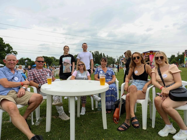 Pictured - Becci and Jack of TYDL (Centre) with their families in attendance for support. Photos by Alex Shute.