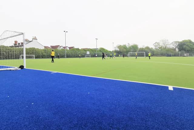 The artificial grass pitch at St Vincent College