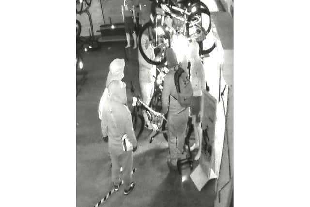 A reward has been offered following the theft of bicycles from Evans Cycles on November 25, 2020