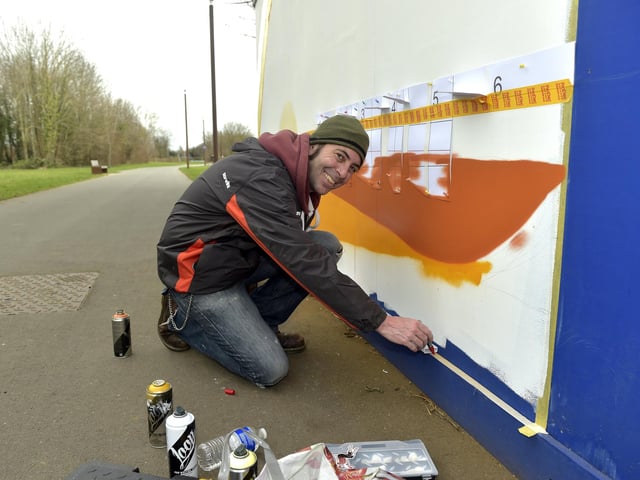 Pictured is: Artist Mook. Picture: Sarah Standing (240223-160)