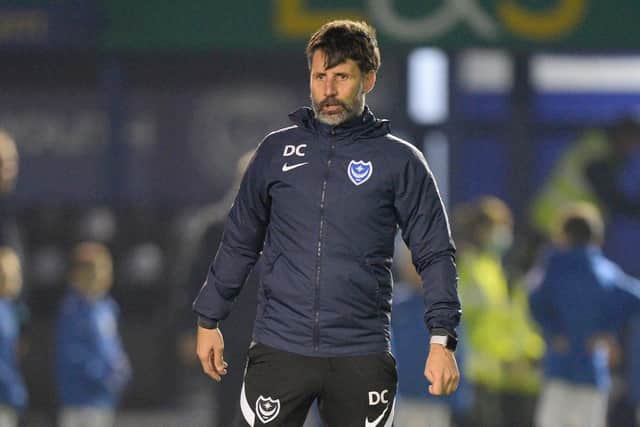 Pompey boss Danny Cowley