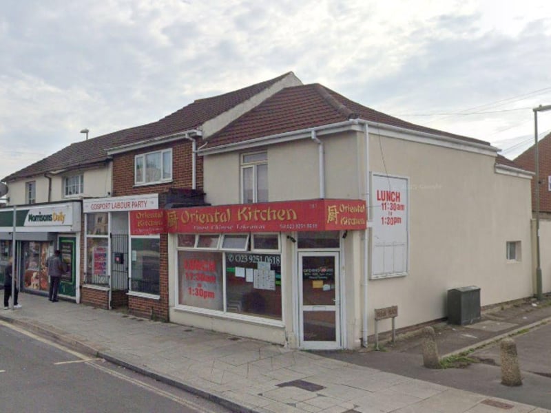 Oriental Kitchen, a takeaway at 181 Forton Road, Gosport was given the maximum score of five-out-of-five after assessment on March 3, the Food Standards Agency's website shows.