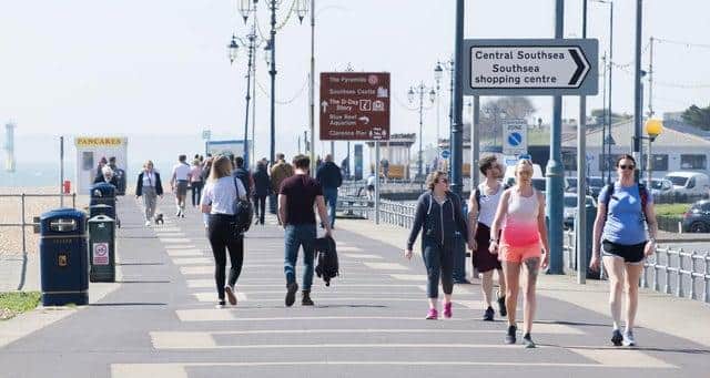 South Parade Pier on April 5. Picture: Habibur Rahman