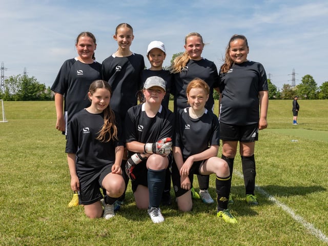 Bedhampton Hawks Girls. Picture: Mike Cooter