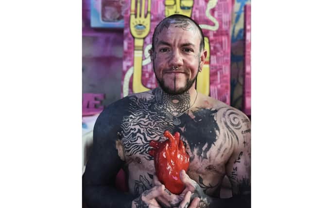 Portsmouth artist Mr Samo (Samo White) has a new exhibition, Feast, at The Corner Collective in Albert Road, Southsea, during February 2024