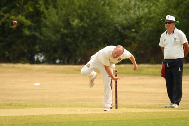 Fareham & Crofton 2nds bowler Charlie Stubbs. Picture: Keith Woodland