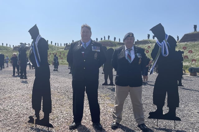 Veterans remembered those who lost their lives in the Falklands