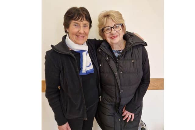 Left to right: Beverley and Sue