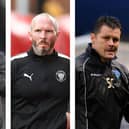 From left: Danny Cowley, Michael Appleton, Steve Cotterill.