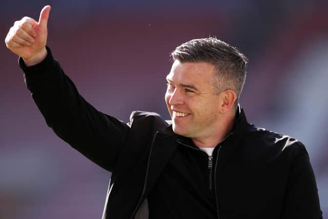 Plymouth boss Steven Schmacher is being linked with the vacant manager's job at Huddersfield   Picture: Lewis Storey/Getty Images