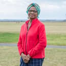 Chairwoman of the African Women's Forum Marie Costa at Southsea on 4 June 2020

Picture: Habibur Rahman