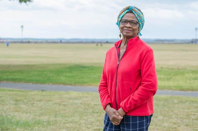 Chairwoman of the African Women's Forum Marie Costa at Southsea on 4 June 2020

Picture: Habibur Rahman