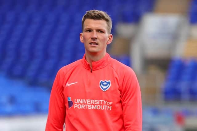 Pompey defender Paul Downing. Picture: Nigel Keene