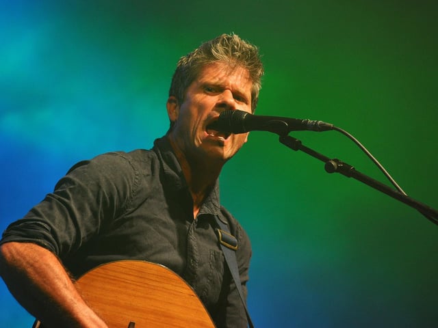 Seth Lakeman performs at Wickham Festival on Friday, August 2, 2024.Picture: Sarah Standing (020824-3234)