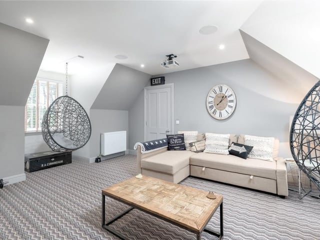 Cinema room.