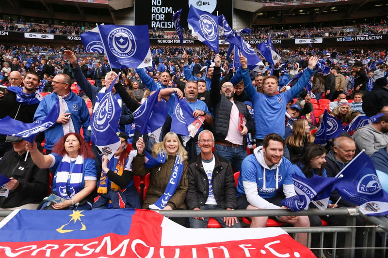 More than 40,000 Pompey fans saw the Blues beat Sunderland on penalties in the 2019 Checkatrade Trophy final