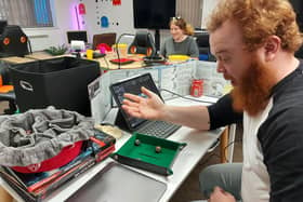 Dungeon master Alastair Russell takes his charges through a session at Retro Gameplay in Cosham