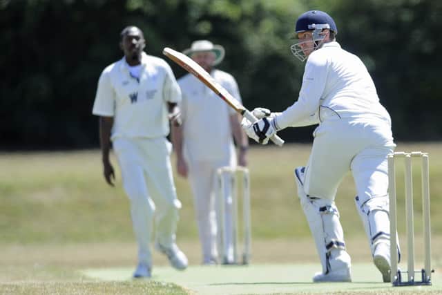 Rowner's Harry Coxham batting against Portsmouth Community. Picture Ian Hargreaves