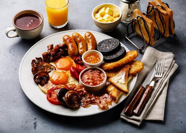 A full fry-up English breakfast. Picture by Shutterstock