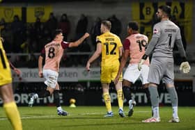 Alex Roberston was MOTM for Pompey at Burton
