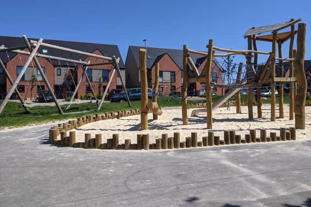 The playpark at Fred Francis Close. Picture: Emily Turner