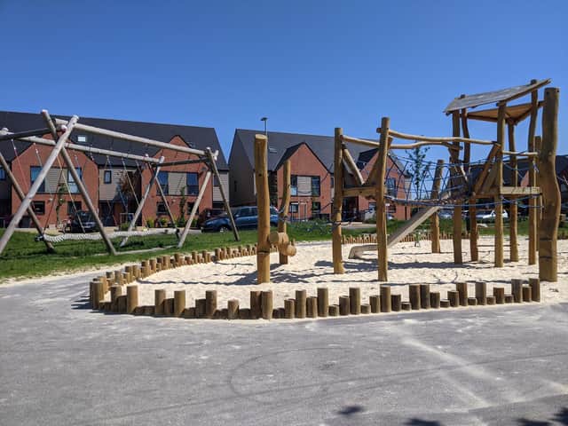 The playpark at Fred Francis Close. Picture: Emily Turner