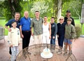 Pompey owner met with prized asset Colby Bishop this summer as he got married in America.