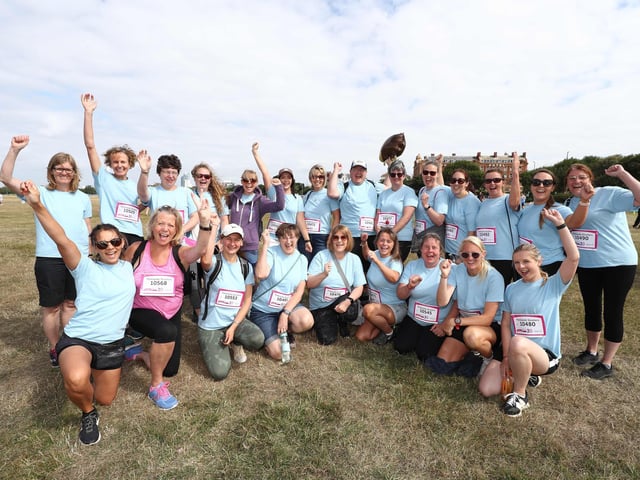 Cancer Research UK Race for Life on Southsea Common. Parklands Strollers who have raised over £2800.Picture Stuart Martin (220421-7042)