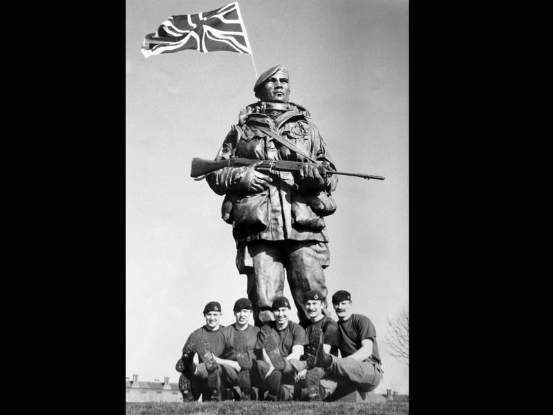 Royal Marines trek 23rd February 1993